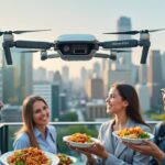assurez-vous de recevoir vos repas chauds directement sur votre lieu de travail grâce à la rapidité et la réactivité des drones de livraison innovants.
