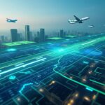 visualisez en réalité augmentée les couloirs aériens autorisés directement sur votre écran pour une navigation simplifiée et sécurisée.